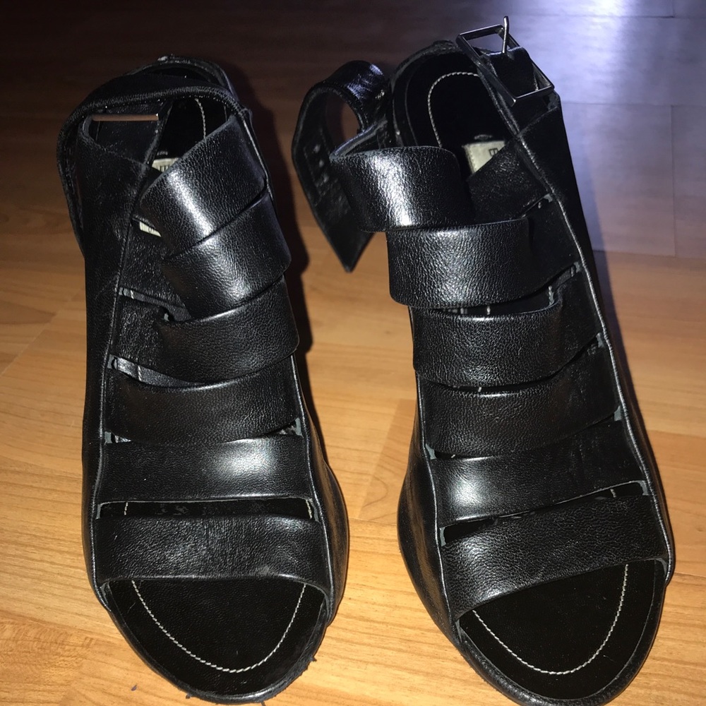Balenciaga leather strap sandal